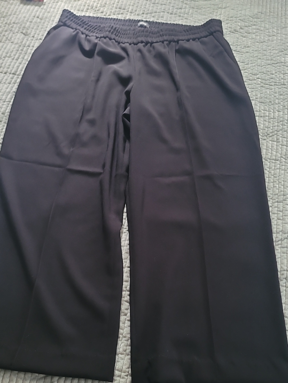 Express Women's Black Elastic-Waist Dress Pants